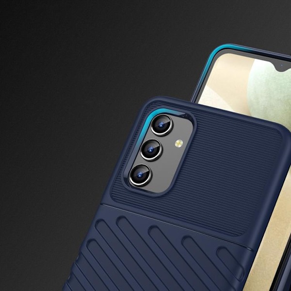 Thunder Flexible Armored Skal Galaxy A13 5G - Blå