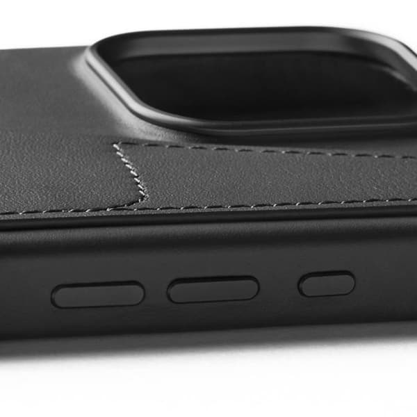 Mujjo Mobilskal till iPhone 16 Pro Max MagSafe Korthållare - Svart Svart