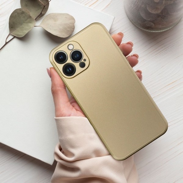 iPhone 15 Pro Mobilskal Metallic - Guld