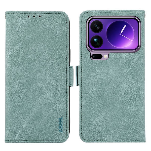 ABEEL Xiaomi 17 Pro Max Plånboksfodral Konstläder Folio Ställ Blå