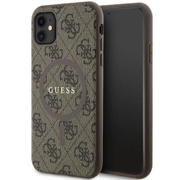 Guess iPhone 11/XR Mobilcover Magsafe 4G Collection - Brun