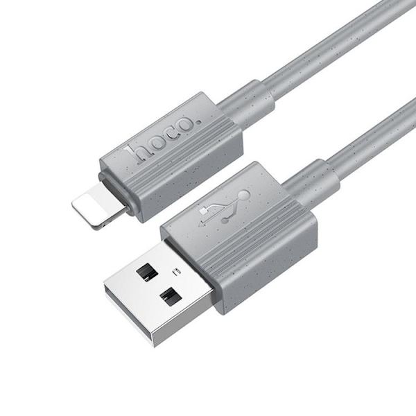 HOCO USB-A till Lightning Kabel 2.4A X107 1 m Grå Grå