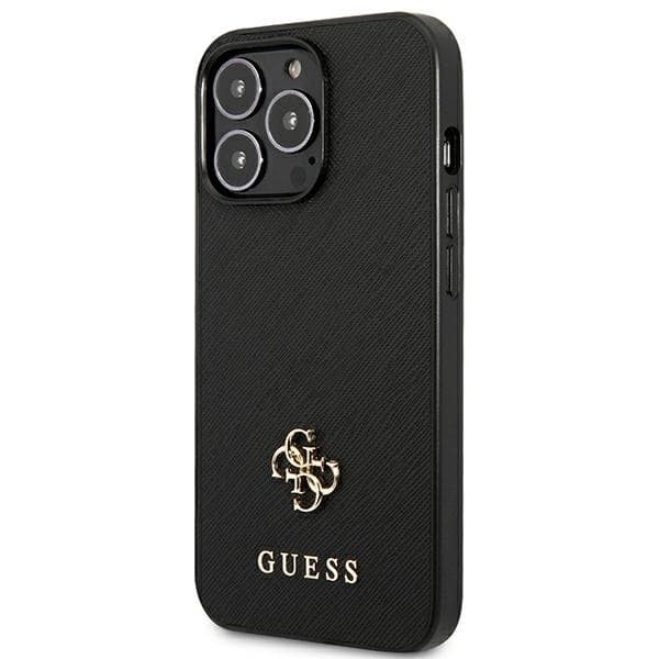 Guess Mobilskal till iPhone 13 Pro/13 Saffiano 4G Metal
