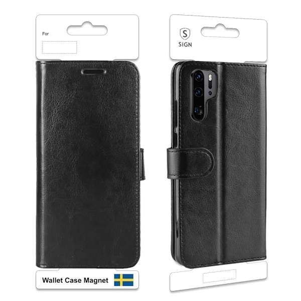 SiGN Plånboksfodral för Huawei P30 Pro - Svart