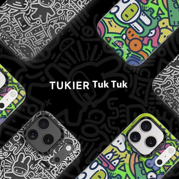 BENKS Mobilskal till iPhone 17 Pro Max MagSafe Cartoon Pattern Flerfärgad