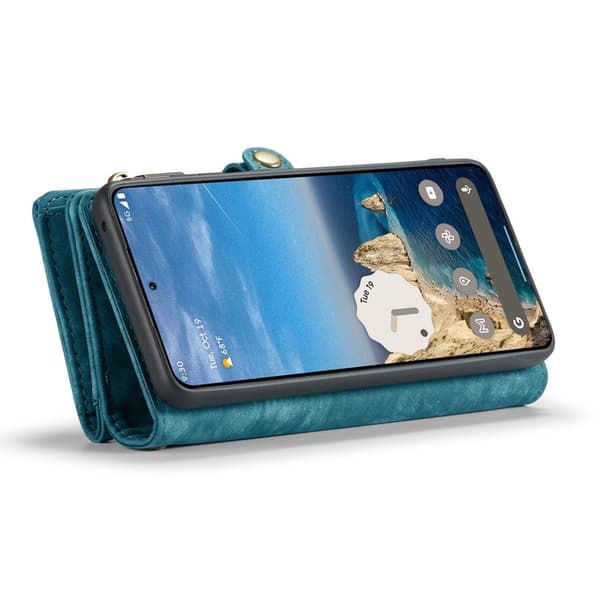 CASEME Plånboksfodral Konstläder till Google Pixel 9 Pro - Blå