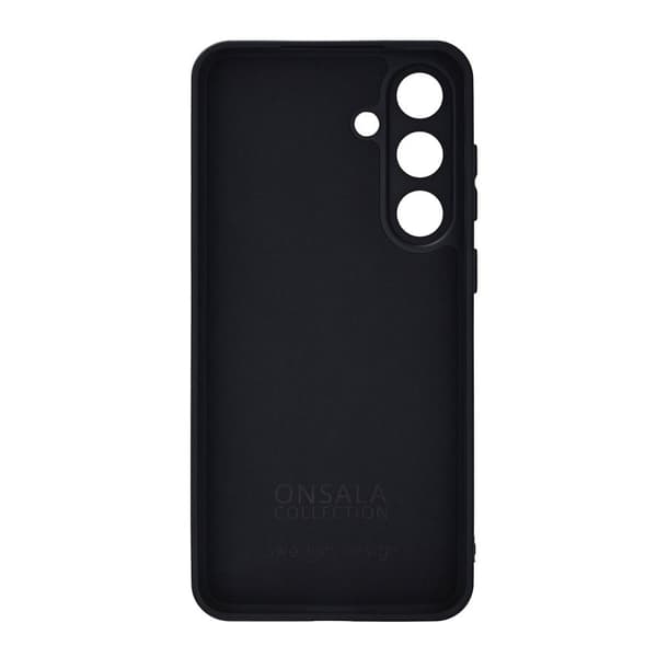 ONSALA Mobilskal med Silikonkänsla Black - Samsung Galaxy S25 FE 5G