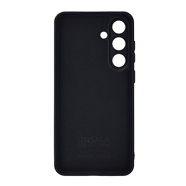 ONSALA Silikone Etui Sort - Samsung Galaxy S25 FE 5G