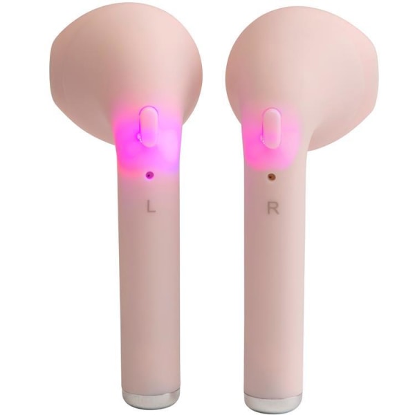 DENVER Truly Wireless Bluetooth -kuulokkeet - vaaleanpunainen
