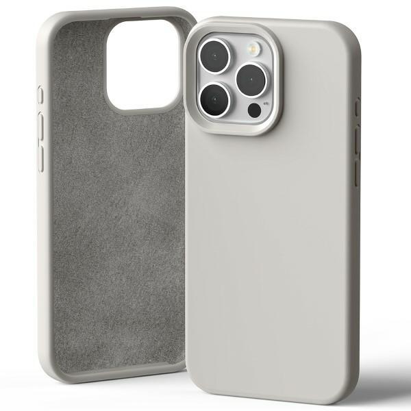 Mercury Mobilskal till iPhone 16 Pro Max Silikon - Sten Beige