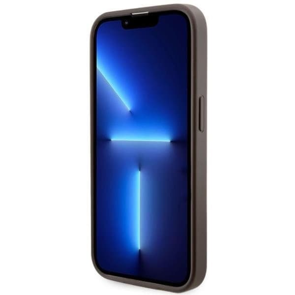 Guess Mobilskal till iPhone 14 Pro Max MagSafe GCube Stripes - Brun Brun