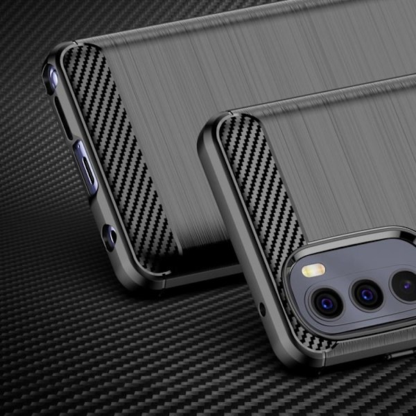 Carbon Flexible Skal Motorola Moto G Stylus (2022) - Svart Svart