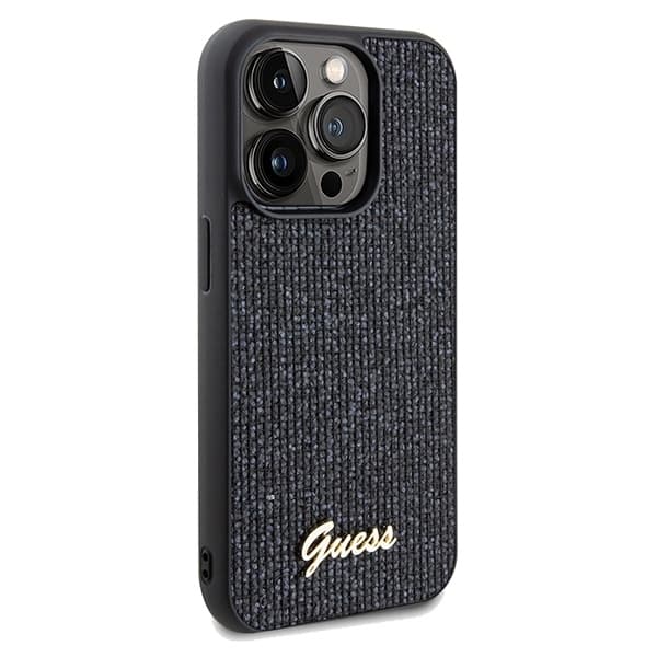 Guess telefontaske til iPhone 14 Pro MagSafe Disco Metal Script