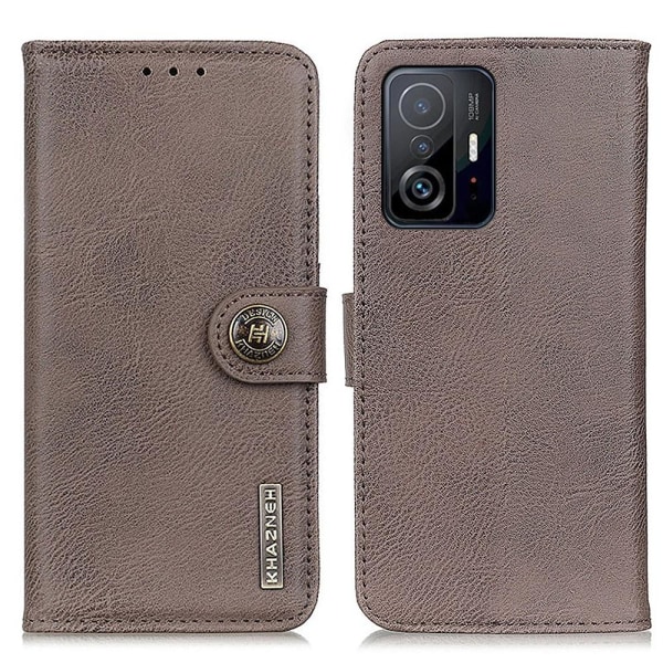 Khanzeh Wallet Case Xiaomi 11T / 11T Pro - harmaa Grey