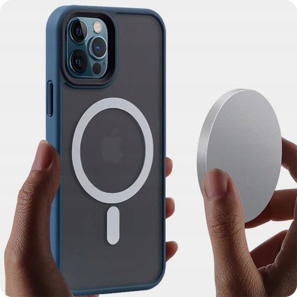 Tech-Protect Magmat Magsafe kännykkäkuori iPhone 13 - mattamusta Black