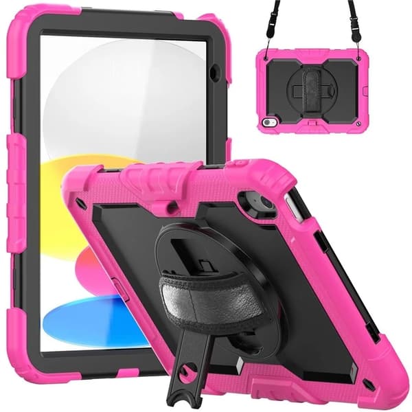 iPad 10.9" (2022)/iPad 11" (2025) Mobilskal Drop-Proof - Rosa Rosa