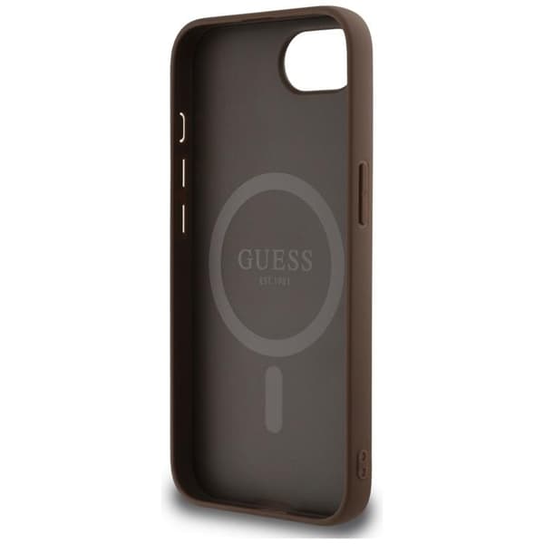 Guess telefontaske til iPhone 16e MagSafe 4G Circle Classic Logo