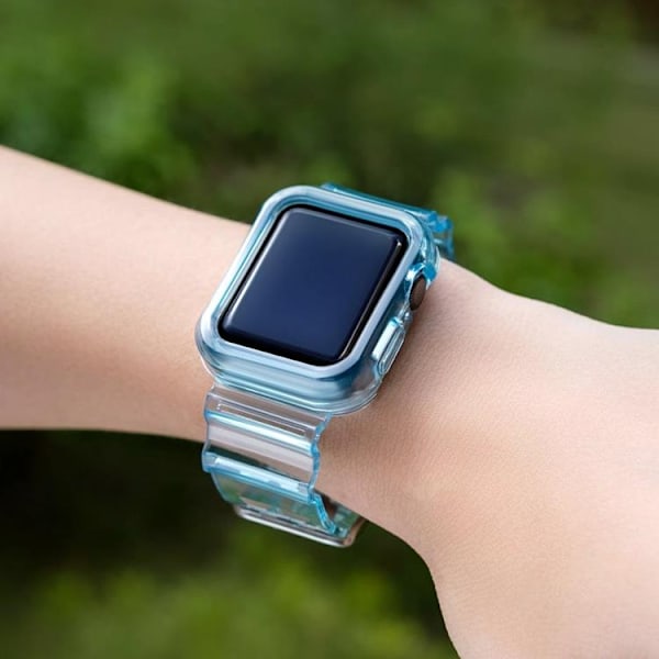 Armband kompatibelt med Apple Watch 6 / 5 / 4 / SE 40mm - Blå Blå