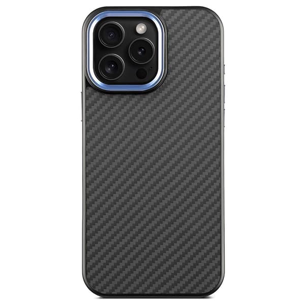 Mobilskal till iPhone 13 Pro Max MagSafe Aramid Fiber TPU - Blå Blå