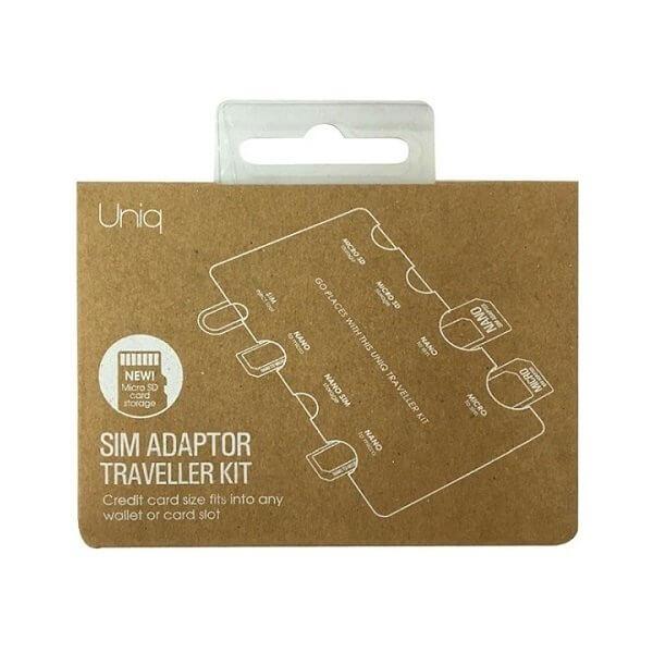 UNIQ Sim Adapter Resande Kit 7 in 1 organiserare