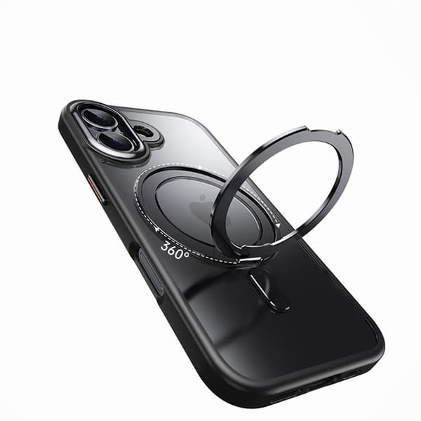 Tech-Protect Mobilskal till iPhone 17 Magsafe Kickstand - Svart Svart