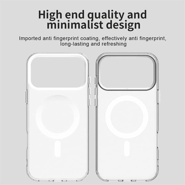 Mobilskal till iPhone 17 Pro Max MagSafe Anti Drop Hybrid - Vit Vit