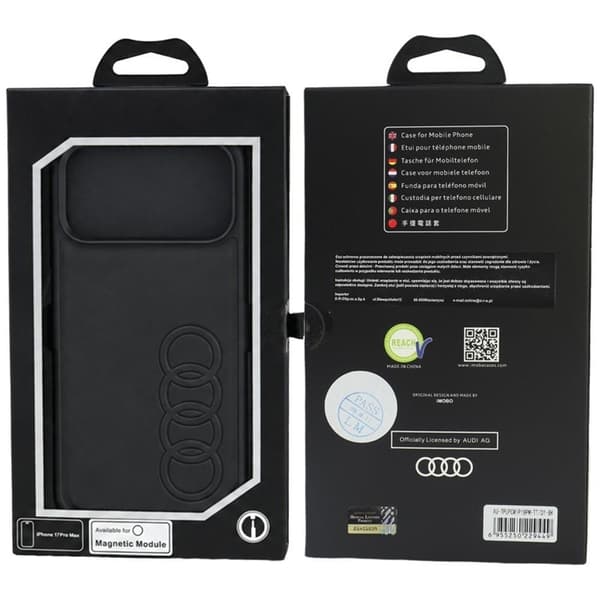 Audi Mobilskal För iPhone 18 Pro Max/17 Pro Max Magsafe TT - Svart