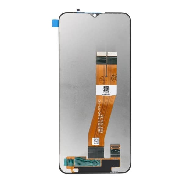 Galaxy A04e Skærm med LCD-skærm FixCell A042 Renoveret Black