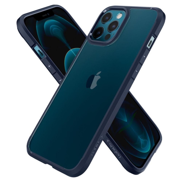 SPIGEN Ultra Hybrid matkapuhelinkuori iPhone 12 & 12 Pro Blue Blue