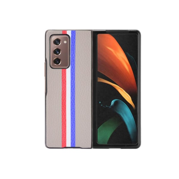 Stripes Hårdplast Skal Samsung Galaxy Z Fold 2 - Grå grå