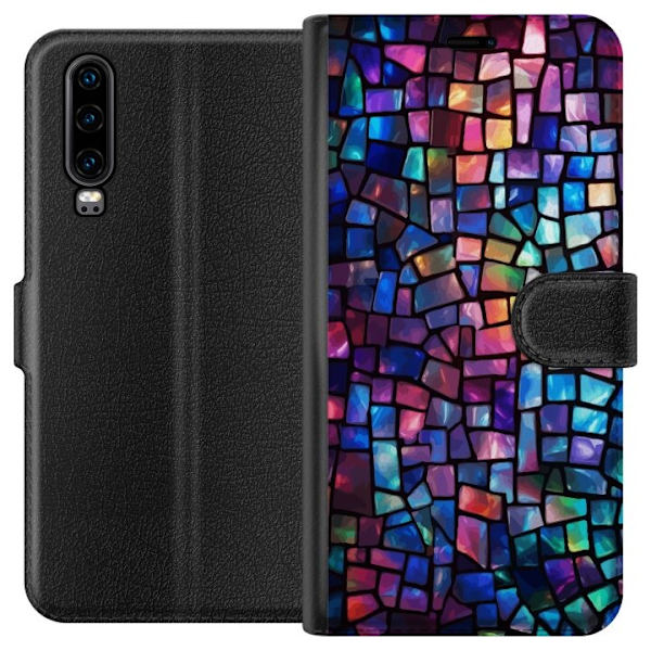 Plånboksfodral till Huawei P30 med Disco