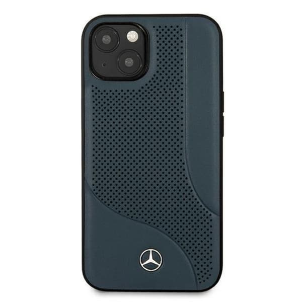 Mercedes iPhone 13 Mini Skal Läder - Marinblå Blå