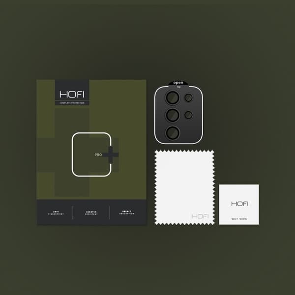 Hofi Galaxy S24 Ultra Kameralinseglas Camring Pro Black