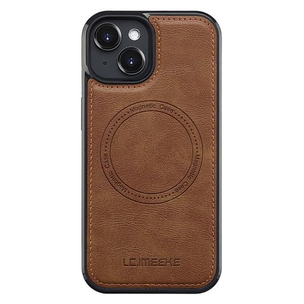 LC.IMEEKE iPhone 13 mini Plånboksfodral Konstläder - Brun