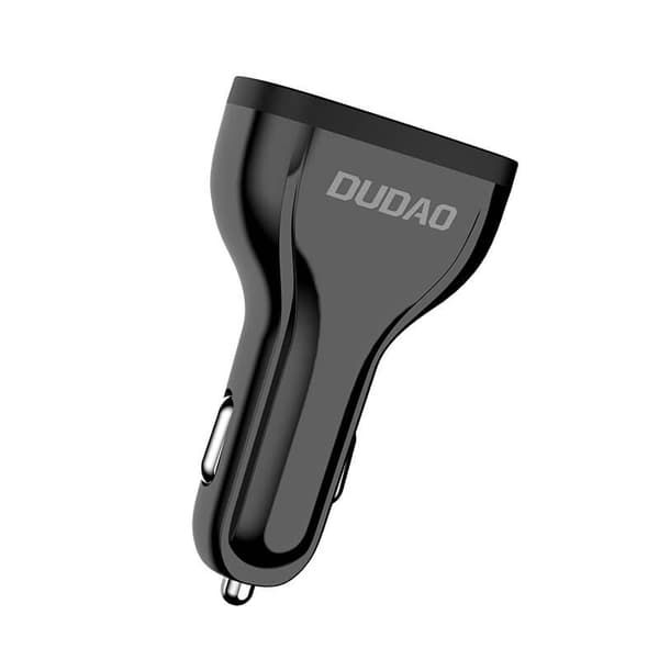 Dudao universal Billaddare 3x USB snabb laddning 3.0 Vit Vit