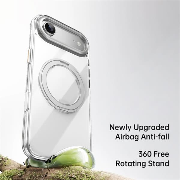 Mobilskal till iPhone Air MagSafe Kickstand TPU PC - Transparent Transparent