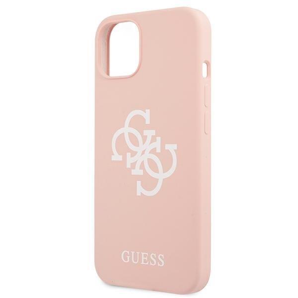 Guess Silicone Logo Skal iPhone 13 mini - Rosa Rosa