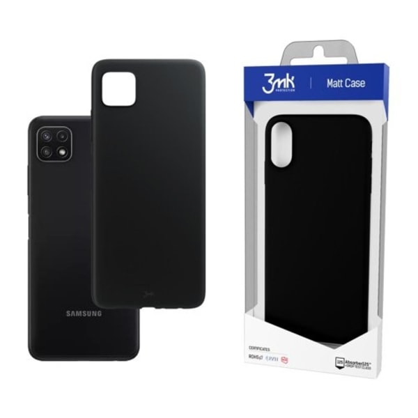 3MK Clear Skal Galaxy A22 - Svart Svart