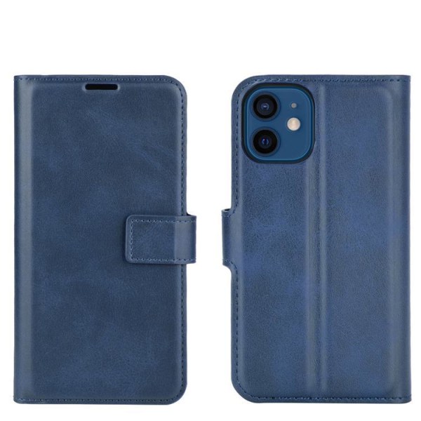 BoM RFID-beskyttet pung etui iPhone 12 Mini - Blå