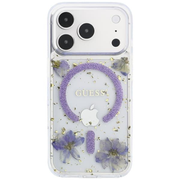 Guess Mobilskal För iPhone 18 Pro Max/17 Pro Max Magsafe Resin Flowers
