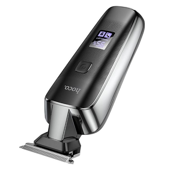 Hoco Elektrisk Hårklipper Med Digital Display HP23 - Sort Svart
