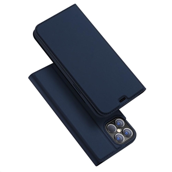 Dux Ducis PU Läder Plånboksfodral iPhone 12 Pro Max - Blå Blå