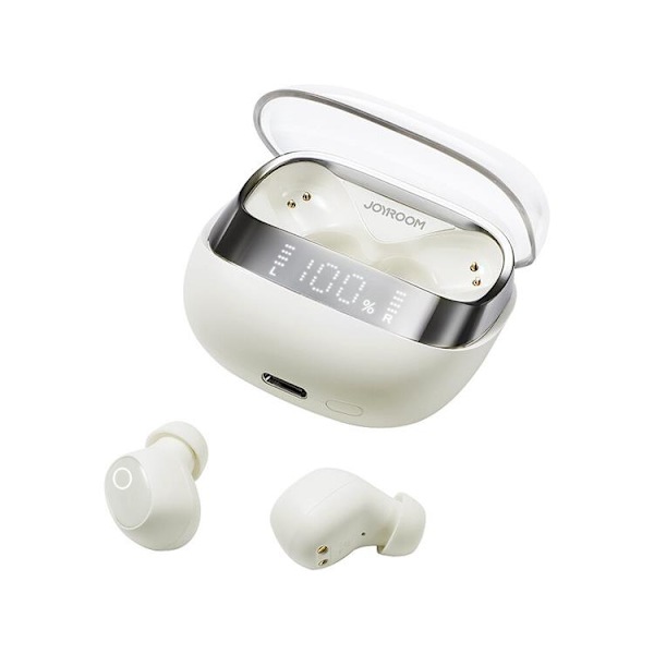 Joyroom Trådlösa In-Ear Hörlurar (JR-TS3) - Vit