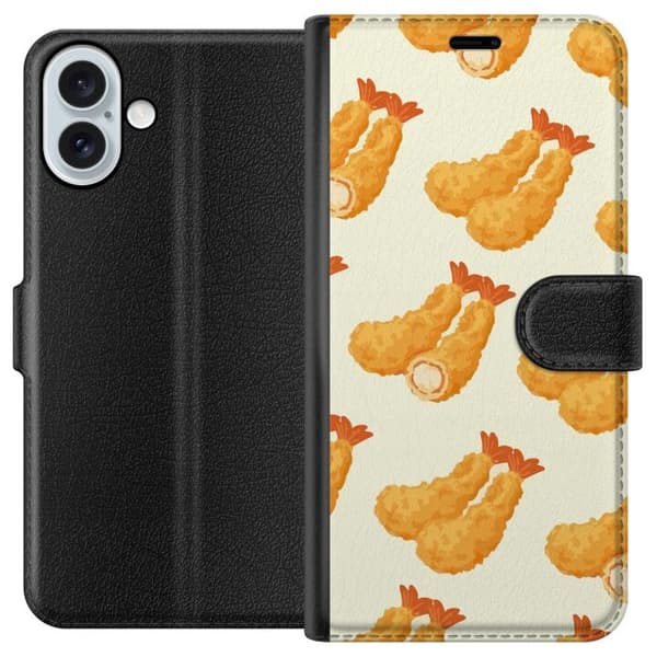 Apple iPhone 16 Plus tegnebogsetui med rejer