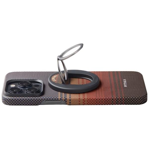 PITAKA MagSafe Mobilhållare MagEZ Grip 3 - Sunset Brun