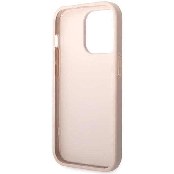 Guess iPhone 15 Pro Max Mobilskal 4G Big Metal Logo - Rosa Rosa