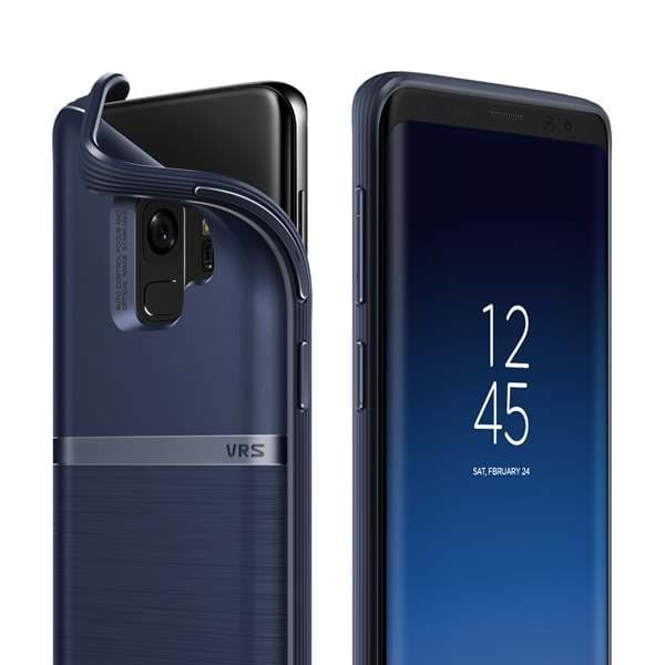 Verus Single Fit Cover til Samsung Galaxy S9 - Blå Blue