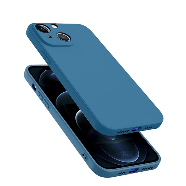 Tunt Mjukt Skal iPhone 13 Mini - Mörk Blå Blå