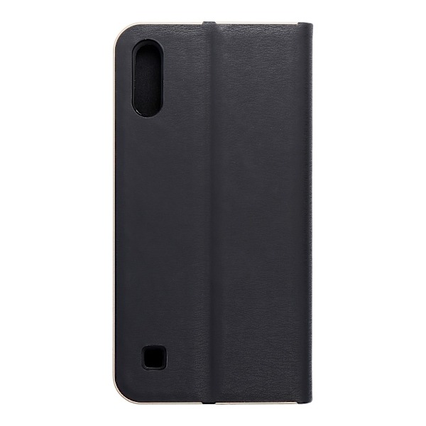 Forcell LUNA Guld fodral till Samsung Galaxy A10 Svart Svart