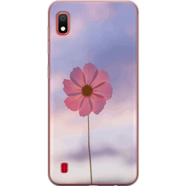 Mobilskal till Samsung Galaxy A10 med Rosa blomma